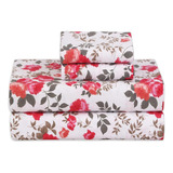 Zoyer Sábanas De Franela Queen Set-4 Pc Queen Flannel Sheet 