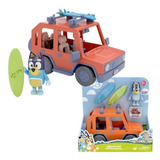 Carrinho Bluey 4x4 Veículo Familiar E Boneco Bandit Candide