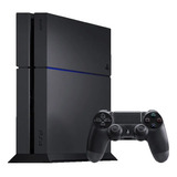 Playstation 4 Fat, Black Piano Jet Black 500gb Kit 3 Itens