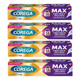 Pack Corega Ultra 70g Sin Sabor Máximo Sellado 4 Ninidades