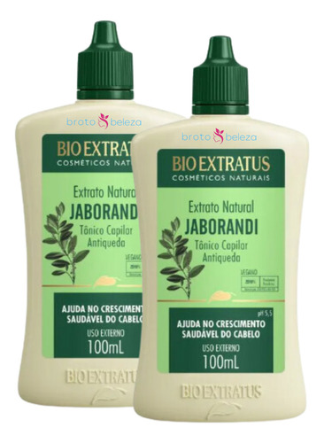 Tonico Capilar Anti Queda Bio-extratos 2 Unid. De 100ml