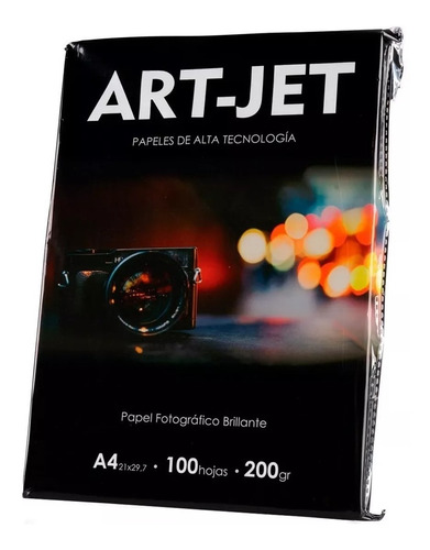 Papel Fotográfico Brillante Art-jet® A4 - 200grs - 100 Hojas