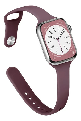 1 Correa De Silicona Ultrafina Para Apple Watch