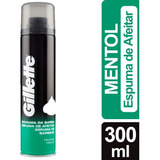 Gillette Espuma De Afeitar Mentol 300ml