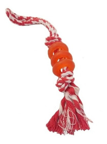 Cuerdas De Algodón Color Rojo Y Blanco Incluye Juguete