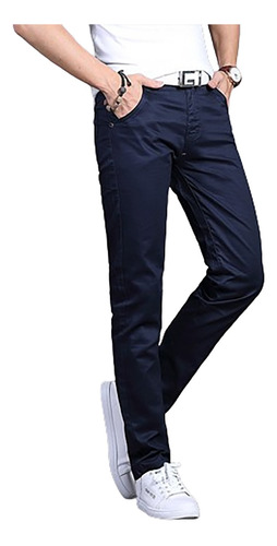 Pantalón Tela Negro Hombre, Para Traje, Formalestilo Casual