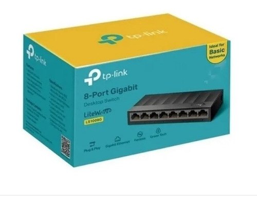 Switch 8 Portas Tp-link Ls1008g Gigabit