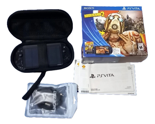 Ps Vita Slim (model Pch - 2001) Com Cartão De Memória De 128gb