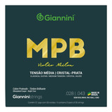 Encordamento Giannini Violao Nylon Cristal/prata Genws Mpb