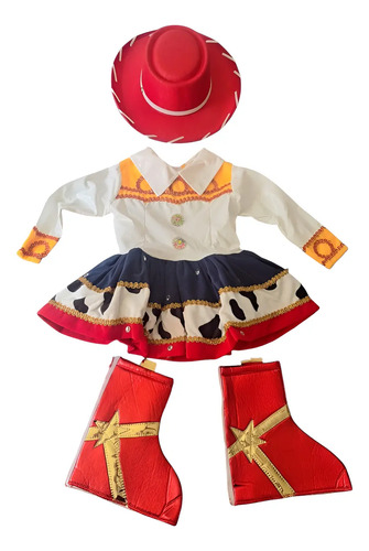 Disfraz Tipo Vaquerita Jessie Toy S Version De Lujo Para Niña