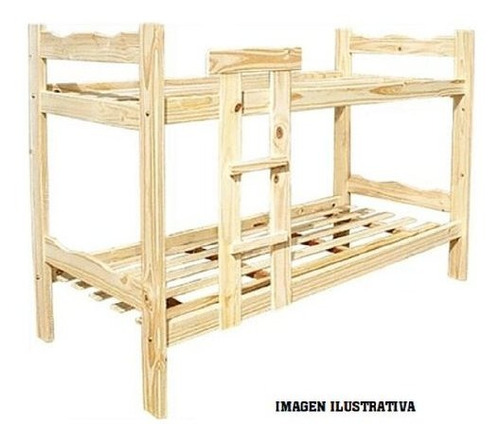 Cama Superpuesta De Pino C/ Escalera Envíos