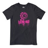 Camiseta Blink 182 Logo Pink Rock