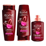 Elvive Aminexil 680ml Shampoo + Acondicionador + Crema 