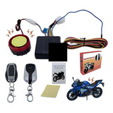 Alarma Para Moto De Largo Alcance Con 2 Controles Kit Sensor