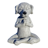 Perro Buda, Meditación Perro Estatua-yoga Jardín Deco