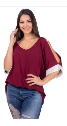 Blusinha Bata Vazada Feminina Camisa Blusa Roupas Barata 