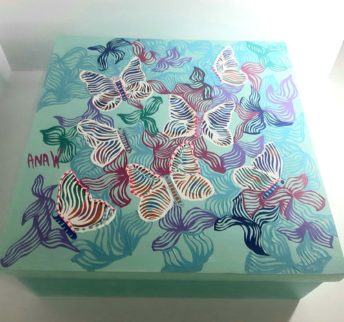 Caja De  Mariposas Único  Diseño 