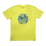 Camiseta Natural Art 22300010 Moana Vibes - Amarelo