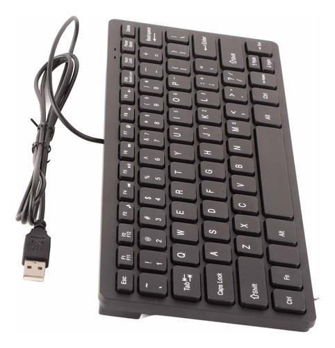 Accesorios De Computadora: Mini Teclado Con Cable Usb A Prue