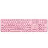 Kit Teclado Y Mouse Brobotix 6001196 Pink Multimedia Usb