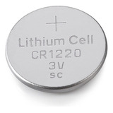 Bateria Botão Cr1220 3v Lithium Cell - Unidade 1,2x22mm Unid