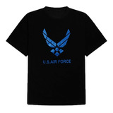 Remera Estampada U.s. Air Force Negro 