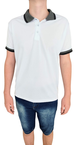 Camisa G4 Gola Polo Sem Bolso Dry Fit Proteção Uv25+ 