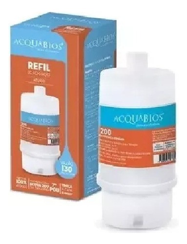 Refil Filtro Ab200 Granular Carbon Blindado Rosca De 1/2''