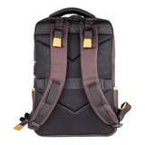 Mochila Para Notebook 15.6 Comfort Kross Elegance Ke-bpm20 Cor Marrom Desenho Do Tecido Marrom