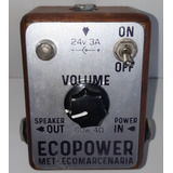 Pedal Met Ecopower Poweramp Potência Frfr 60 Watts Com Fonte