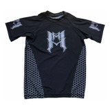 Rashguard Mmachines Mqns Ice Short Sleeve Mma Bjj Box Thai