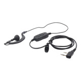 Auricular Ptt Dual Con Micrófono Negro Para La Serie Uv-82