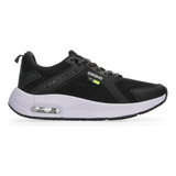 Tenis Deportivo Ozono Cintas Negro Para Hombre