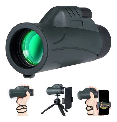 Telescopio Monocular Para Celular 40x60 Hd Con Clip Trípoide