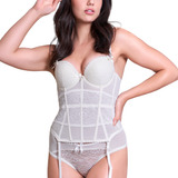 Corset Tul Encaje Push Up 3767