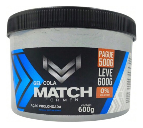 Gel Cola Para Cabelo Match For Men 600gr