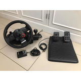 Volante Com Pedal Drive Force Logitech Para Ps3