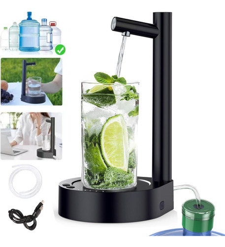 Dispensador Agua Electrico Bomba Usb Recargable 6 Gear