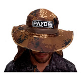 Sombrero Payo Tipo Australiano Con Cubrenuca Regulable