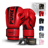 Guantes De Box Punkzz Para Kickboxing,strap Velcro, 8 - 18oz