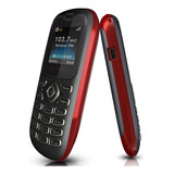 Celular Do Idoso Alcatel Ot-208 Tela 1.45 Rádio Fm Vermelho