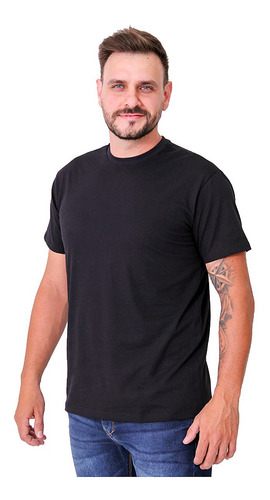 Kit 2 Camiseta Camisa Masculina Básica Atacado Algodão 30.1