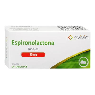 Espironolactona 25 Mg Caja Con 20 Tabletas Avivia | MercadoLibre