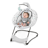 Cuna Mecedora 2 En 1 Noche Estrellada Fisher Price Color Blanco