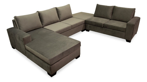 Juego Living Sillones Sofa Hamburgo Simil Cuero Talampaya