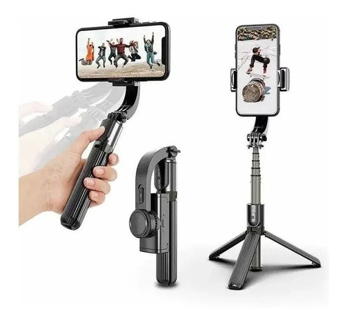 Estabilizador De Celular Automático Gimbal Tripé E Bluethoot