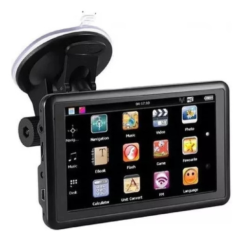 Navegador Gps Portátil Para Carro Hd De 5 Polegadas