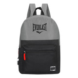 Mochilas Deportivas Everlast Urbana Mujer Hombrellavero Color Gris 16062