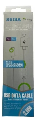 Cable De Carga De 3 Metros Compatible Con Ps5