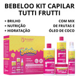 Kit Capilar P/ Todos Os Tipos De Cabelo Bebeloo Tutti Frutti